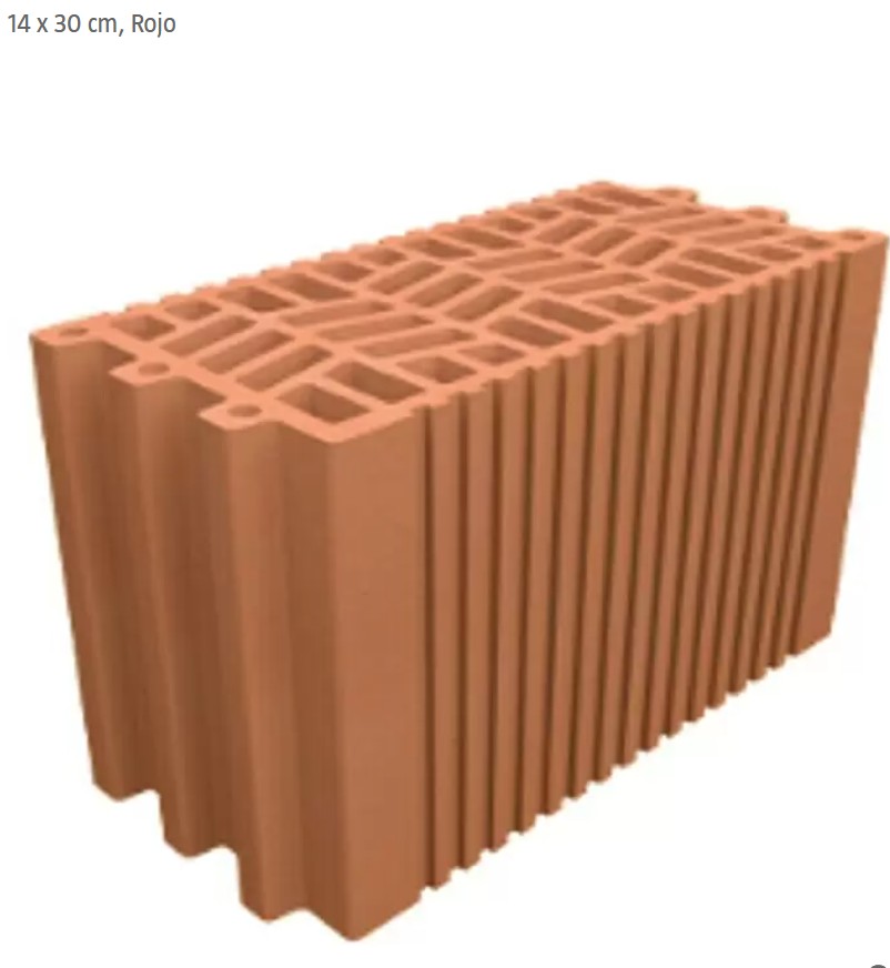 Ladrillo Termoarcilla 14x30